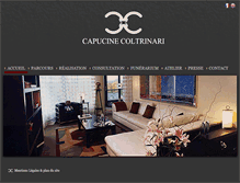 Tablet Screenshot of capucinecoltrinari-interieur.com